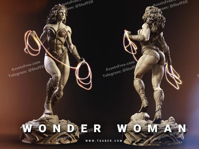 Wonder Woman sculpture