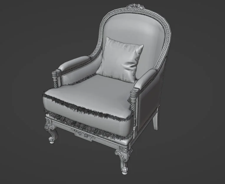 Victorian armchair