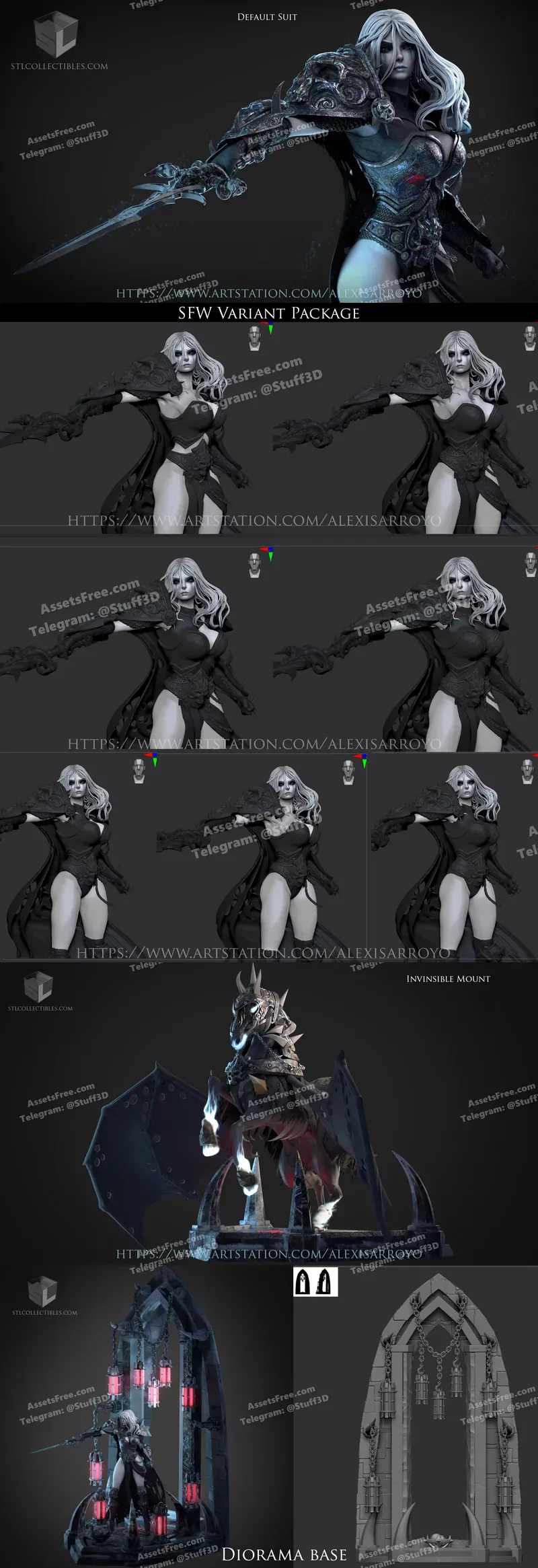 Female Death Knight from World Of Warcraft