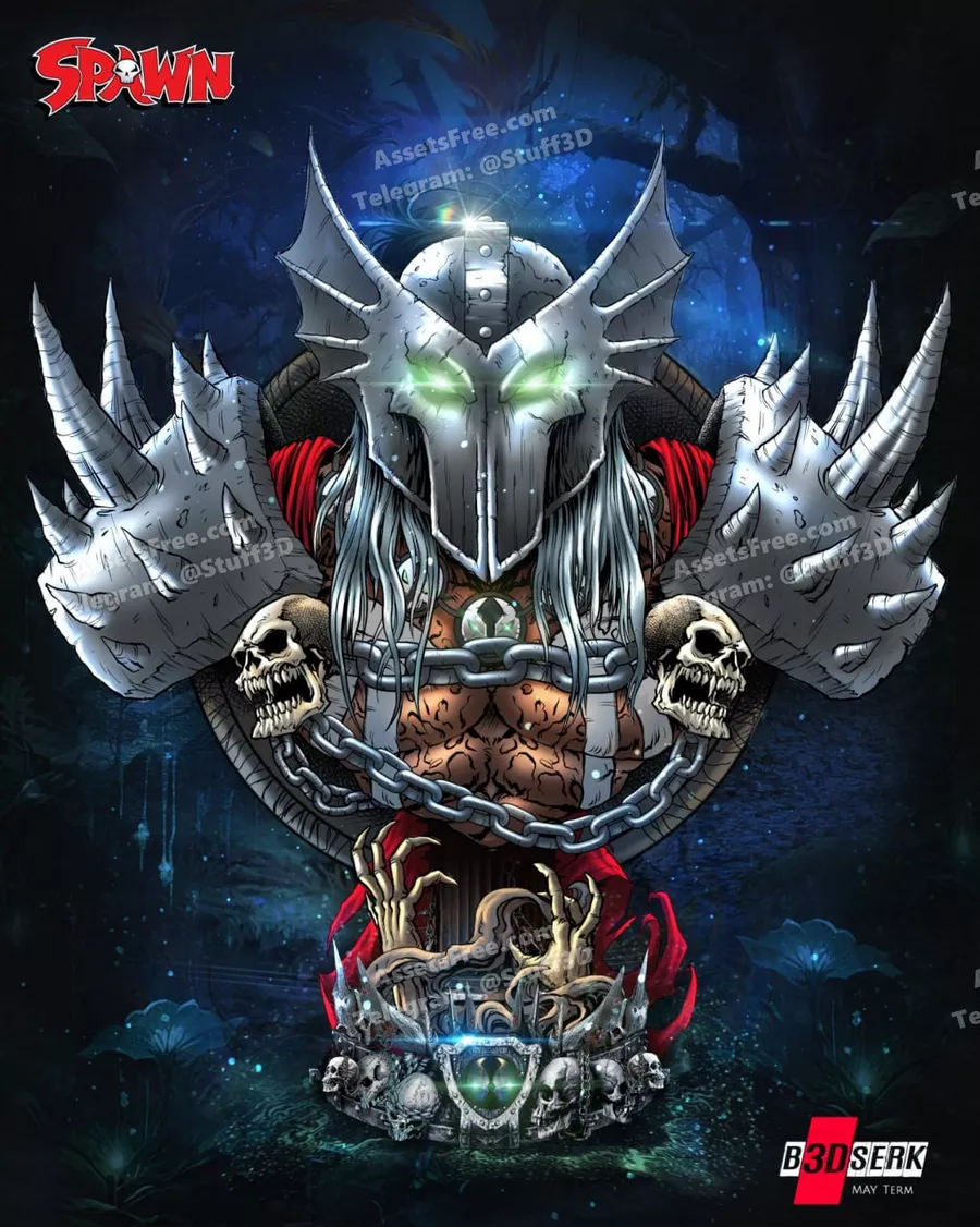 Dark Ages Spawn Portrait Bust