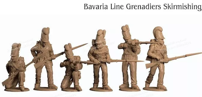 Bavarian Line Grenadiers Skirmishing