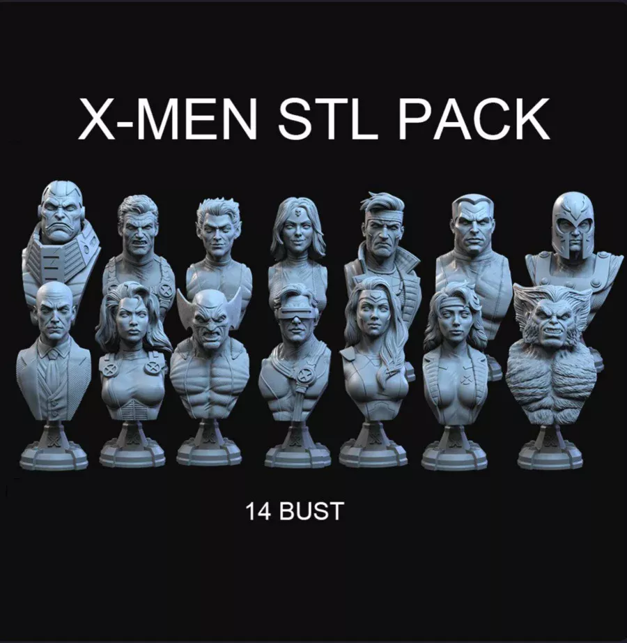 Gambit – XMen bust