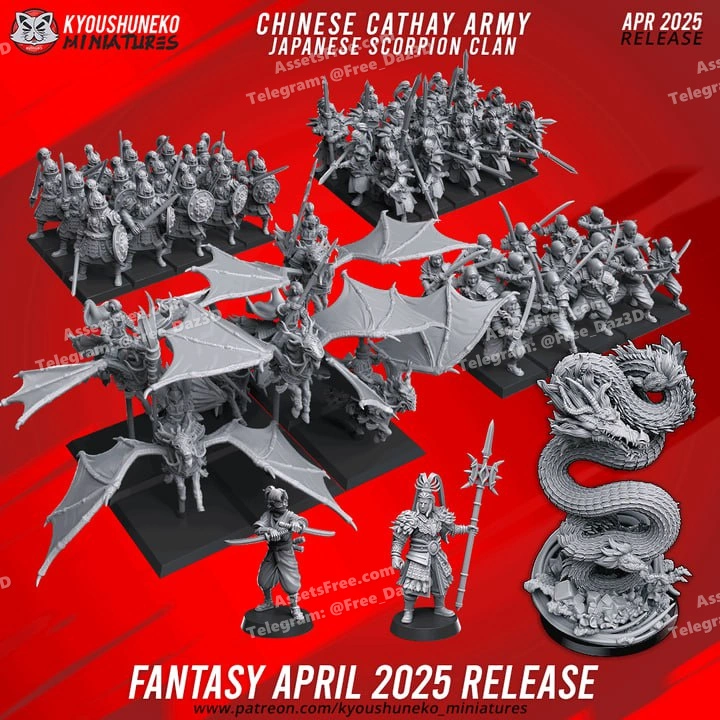 Chinese caathay army – Japanese scorpion clan – April 2025