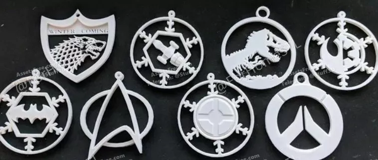 Nerdy Ornaments