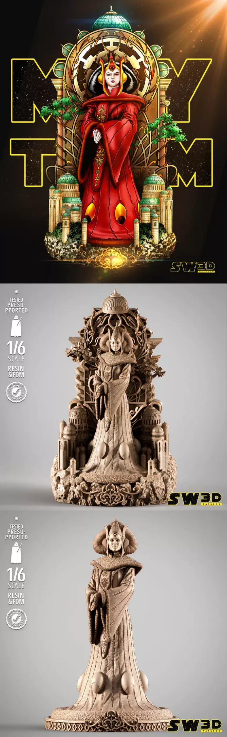 Star Wars  – Princess Padme Sculpture