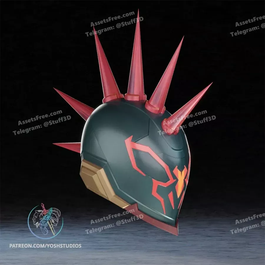 Spider-Punk Marvel Rivals Helmet