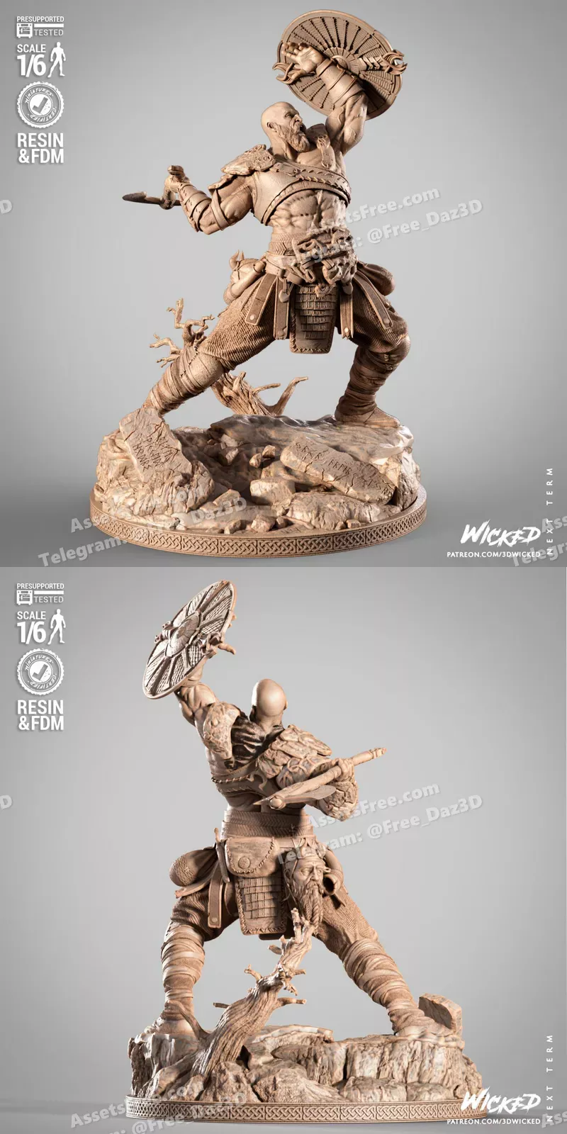 Kratos Sculpture