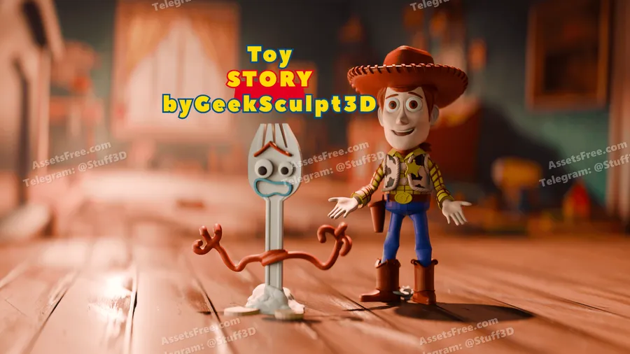 Woody and Forky
