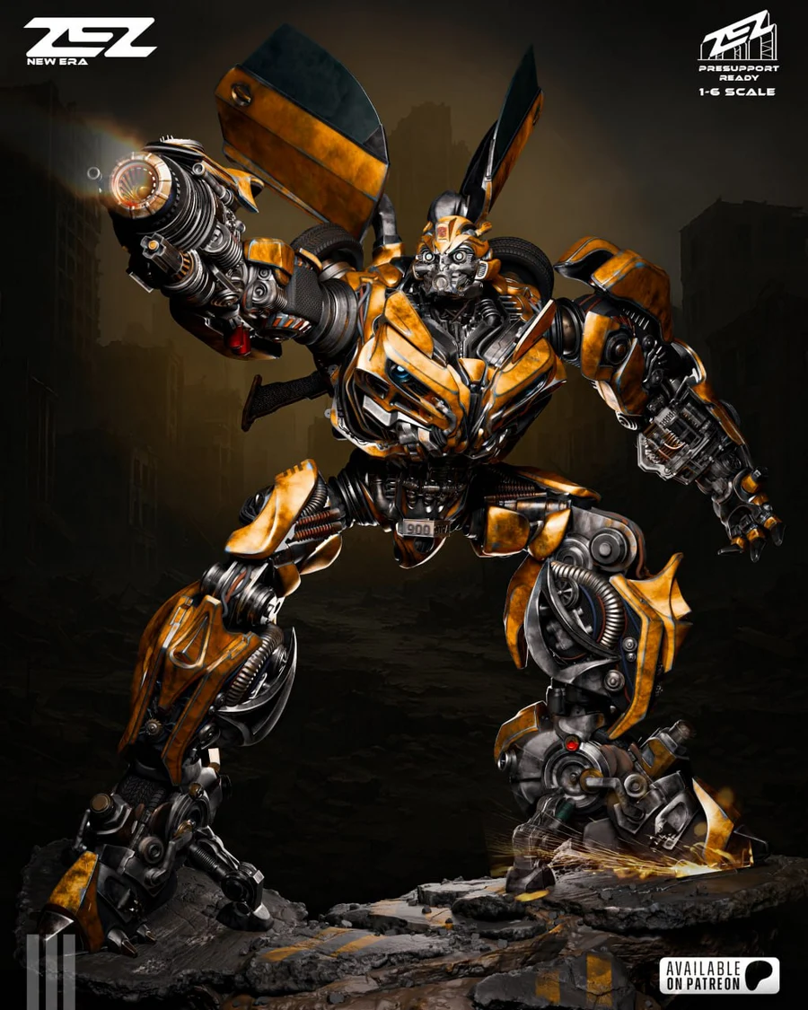 Bumblebee Statue and Bust