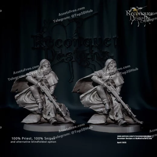 100_priest_100_sniper - 3D model for printing | AssetsFree.com