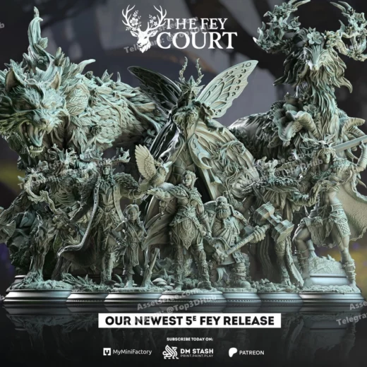 2025-05 – the fey court - 3D model for printing | AssetsFree.com