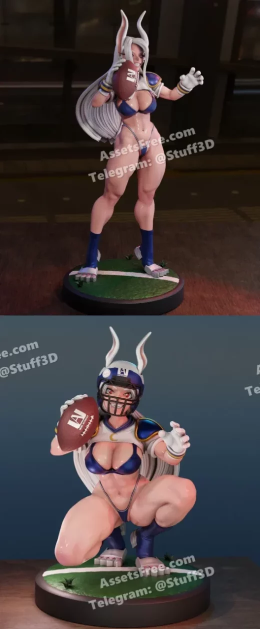 3dmomoji – my hero academy – mirko - 3D model for printing | AssetsFree.com