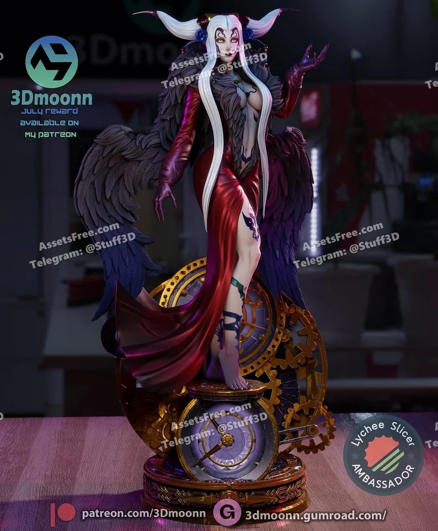 3dmoonn – final fantasy – ultimecia - 3D model for printing | AssetsFree.com