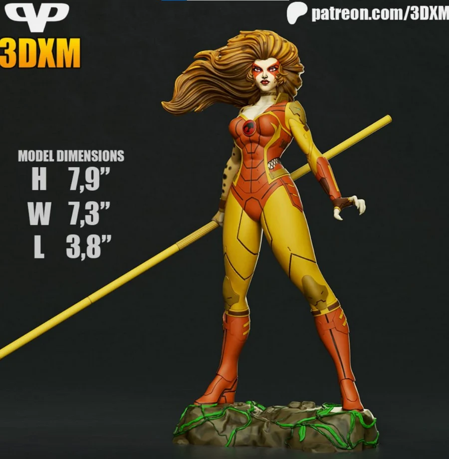 3dxm – 2025-05 – cheetara - 3D model for printing | AssetsFree.com