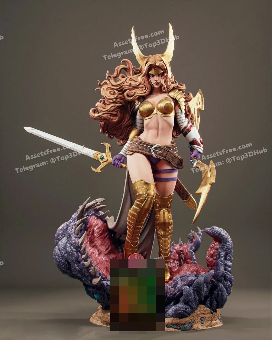 Angela Aldrif Odinsdottir – STL 3D Print Model | AssetsFree.com Angela aldrif odinsdottir