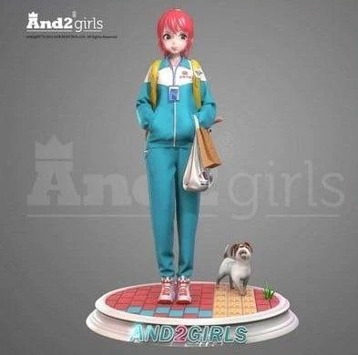 Anime girl @top3dhub