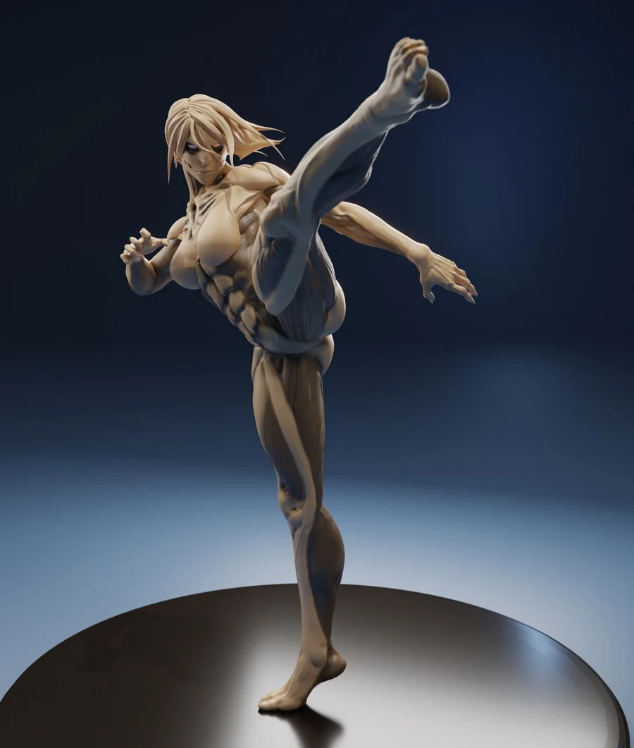 Annie female titan stl fran lima
