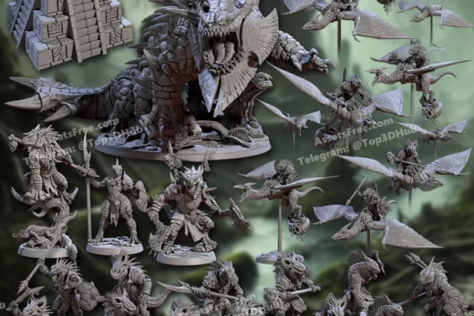 Artisan guild lizardmen of falgor swamp complete set74