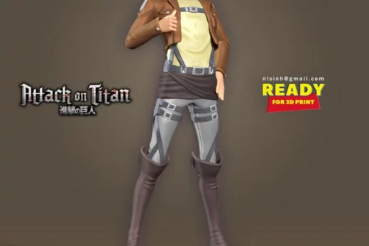 Attack on titan connie springer @top3dhub