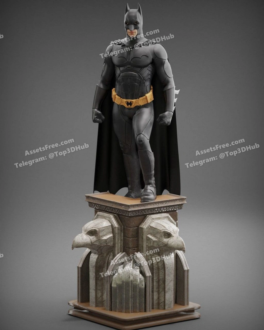 BATMAN DARK KNIGHT – STL 3D Print Model | AssetsFree.com Batman dark knight