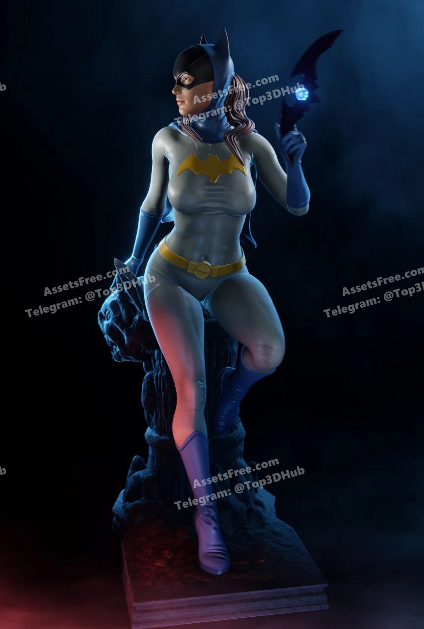Batgirl 3d print ready v1.0