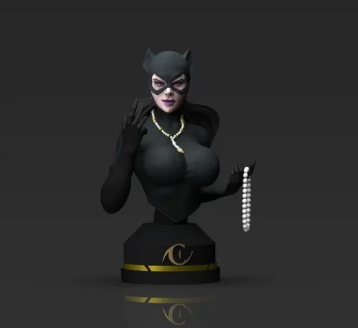Catwoman bust @top3dhub