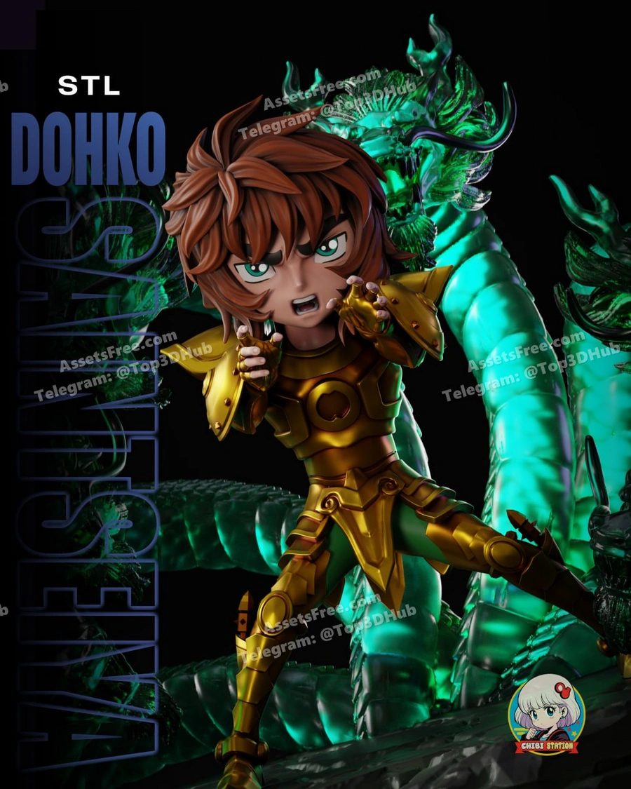 Chibistation dohko libra stl