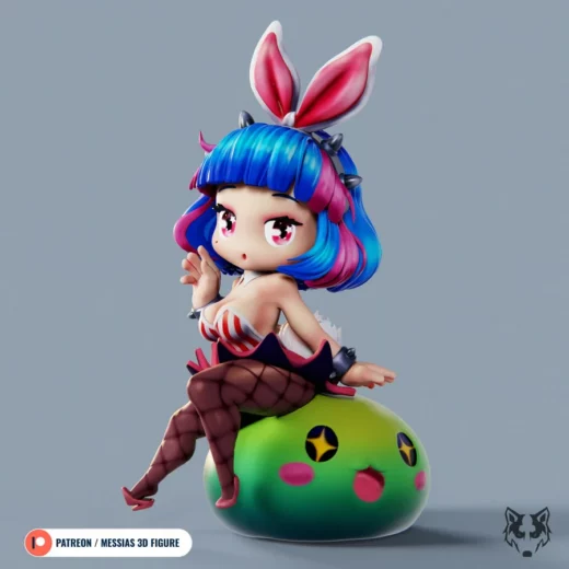 Chibi bunny girl maple story @top3dhub