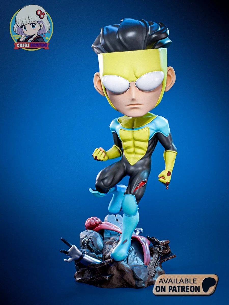 Chibistation Invencible – STL 3D Print Model | AssetsFree.com Chibistation invencible