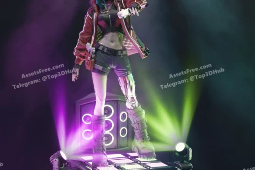 Cyberpunk funk idol hina wavefront stevens