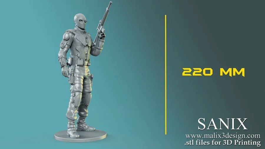 Deadshot-Sanix – STL 3D Print Model | AssetsFree.com Deadshot sanix