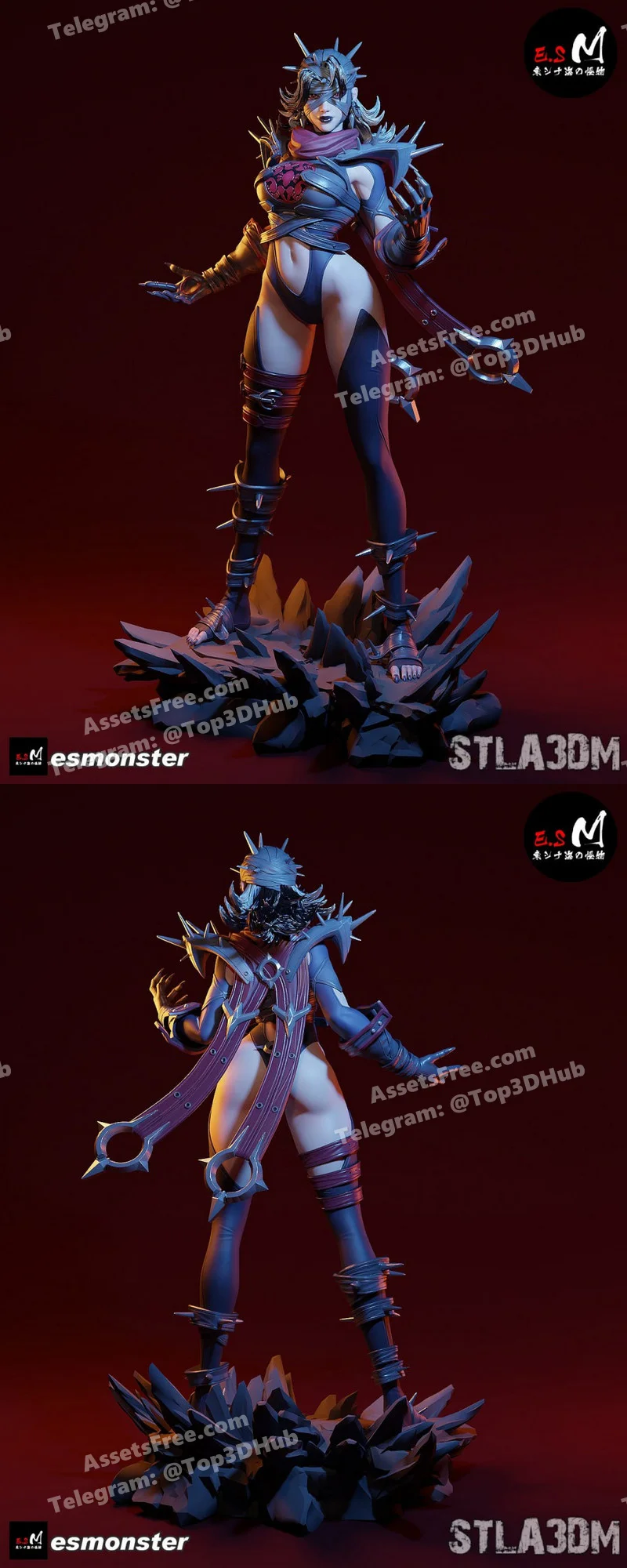 Es monster malicious invisible woman