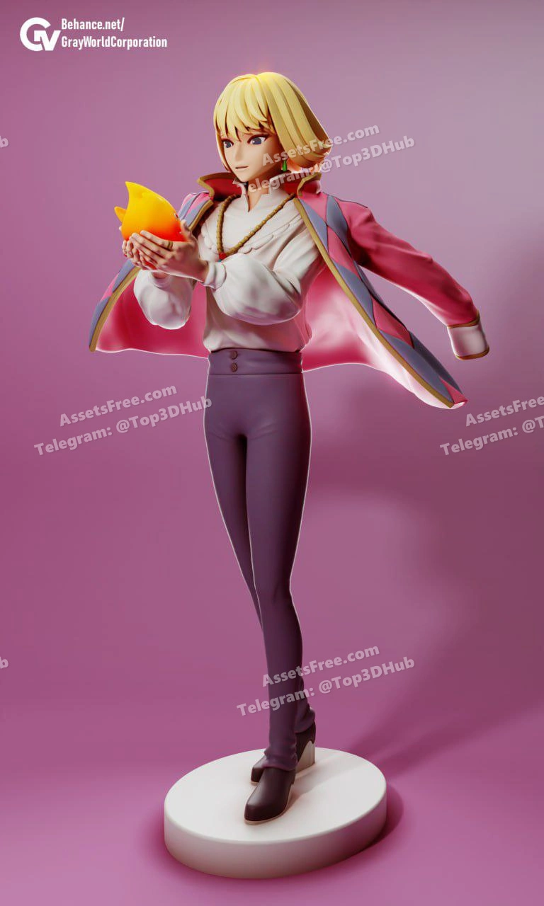 Howl_Jenkins_Pendragon – STL 3D Print Model | AssetsFree.com Howl jenkins pendragon