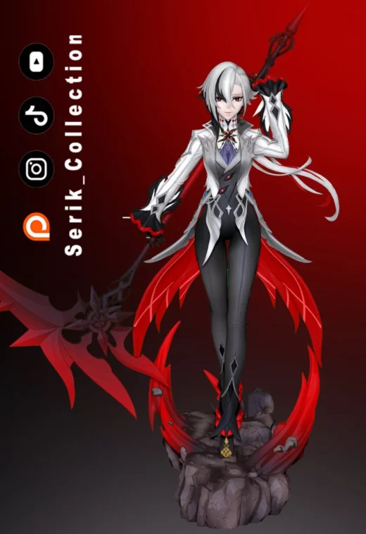 Impacto do arlecchino genshin