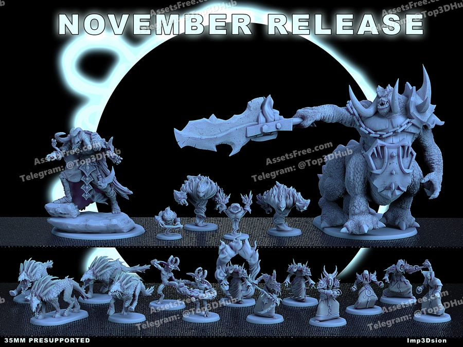 Imp3dsion 24-11 Demons – STL 3D Print Model | AssetsFree.com Imp3dsion 24 11 demons