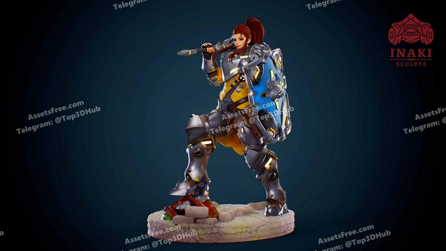 Inaki sculpts 2024 03 brigitte overwatch