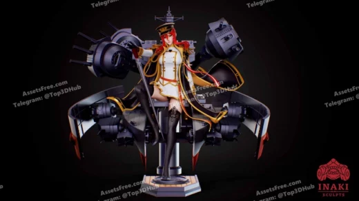 Inaki sculpts 2024 10 monarch azur lane