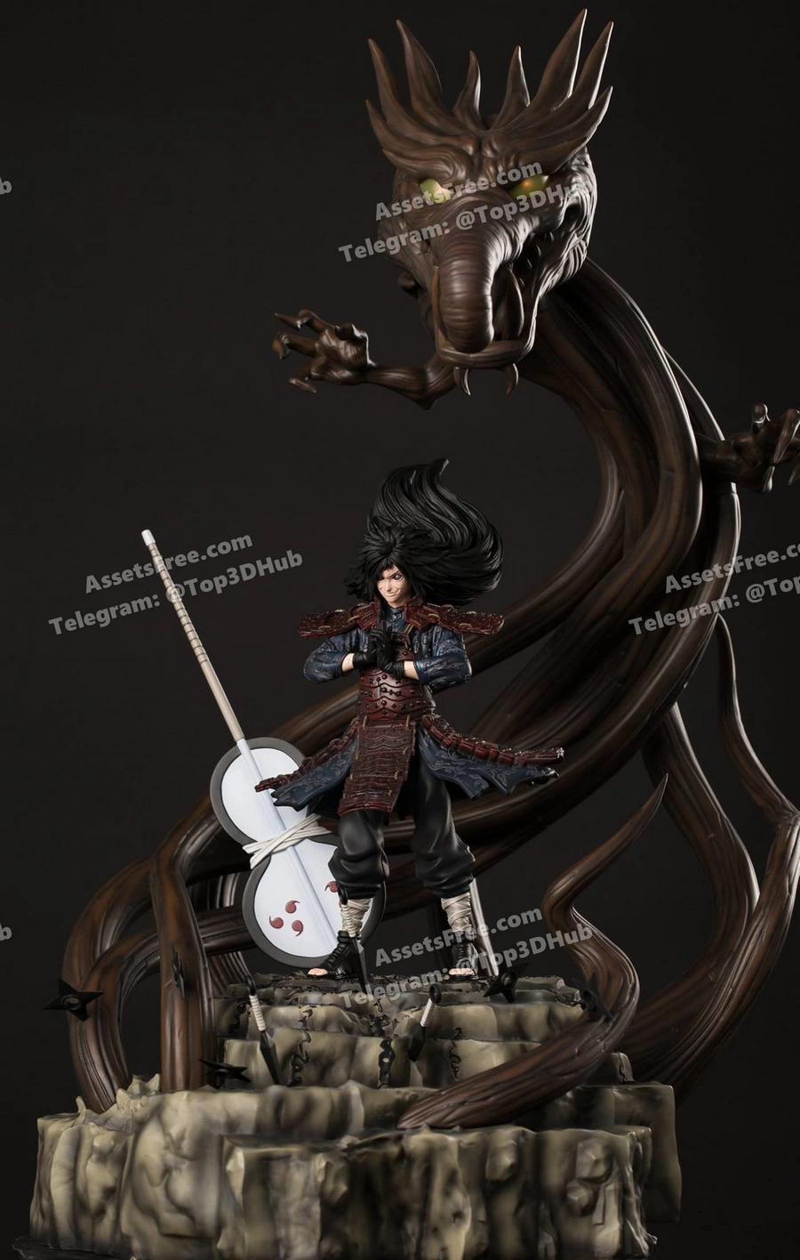 Jem gonzales madara uchiha mokoton no jutsu statue