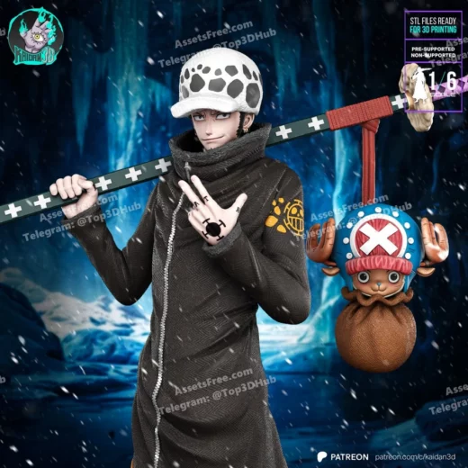 Kaidan trafalgar law & chopper