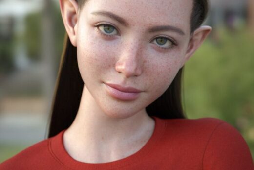 Li dforce shower tress hair for genesis 9