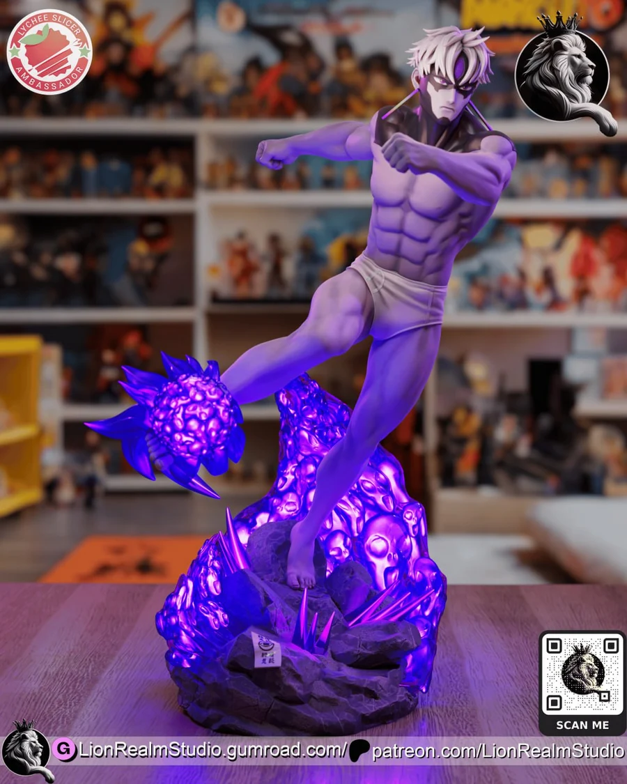 Lionrealm studio dandadan jin enjoji (evill eye)