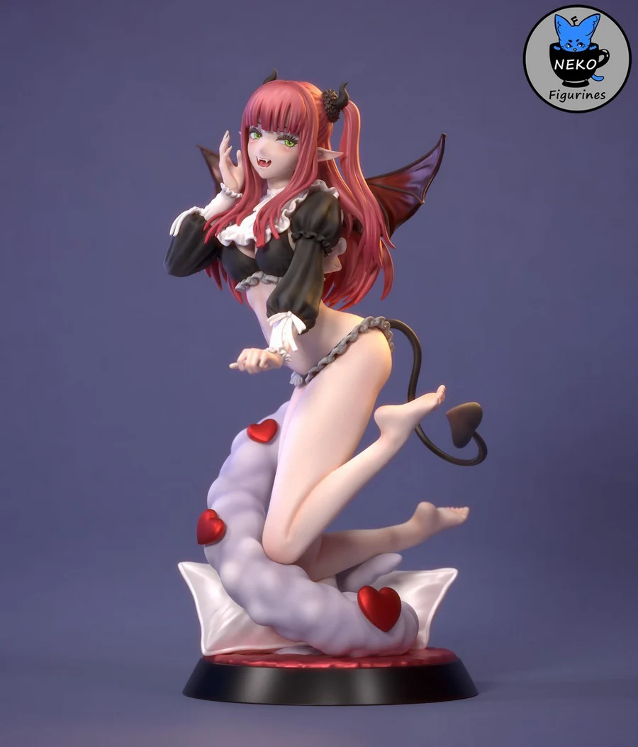 Marin Kitagawa Succubus (My Dress-Up Darling) Neko Figurines_@Top3DHub – STL 3D Print Model | AssetsFree.com Marin kitagawa succubus (my dress up darling) neko figurines @top3dhub