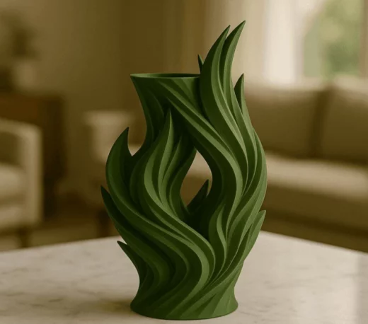 Meadow whirl spiral vase @top3dhub