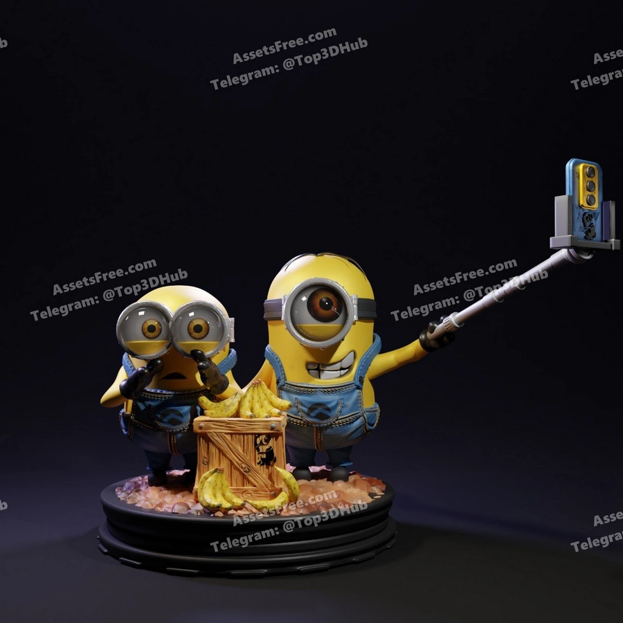 Minions — 3D print model STL – STL 3D Print Model | AssetsFree.com Minions — 3d print model stl