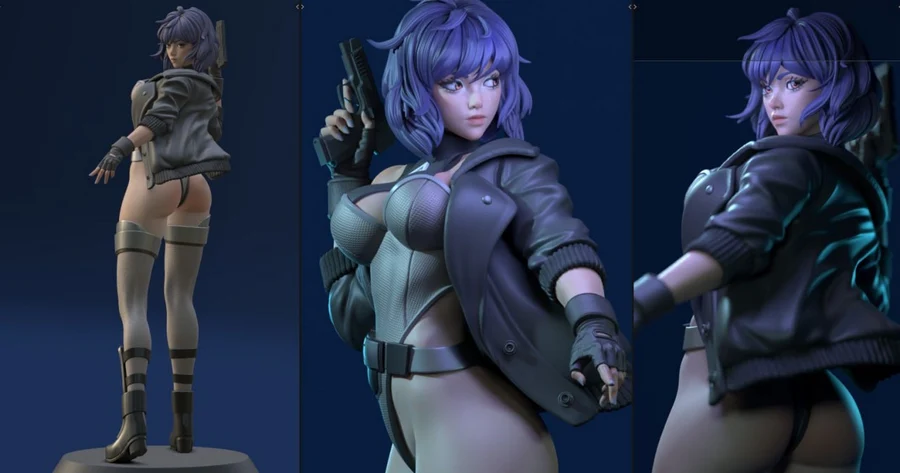 Motoko kusanigi esmonster @top3dhub