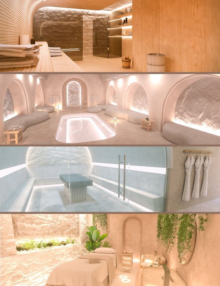 Polish sauna scene bundle