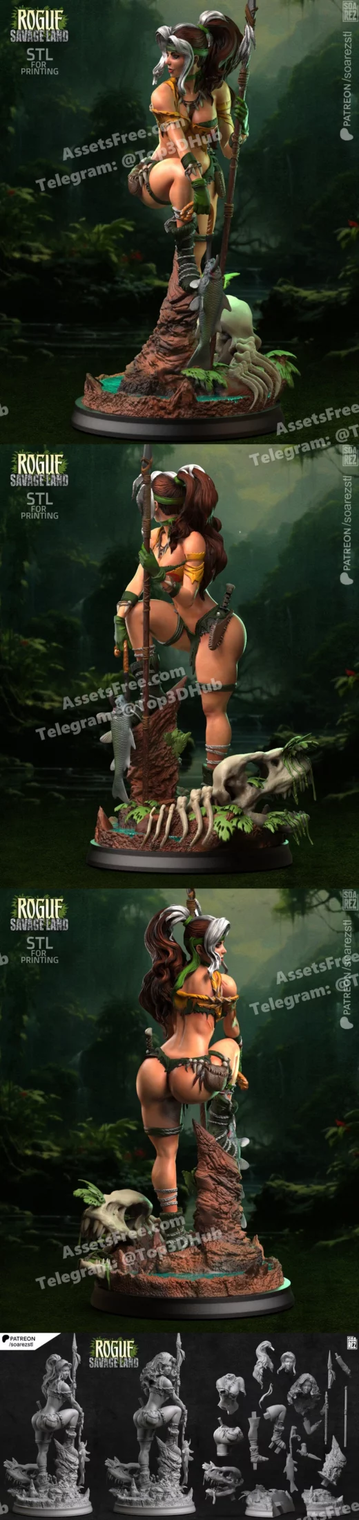 Rogue savage land soarez stl v.2