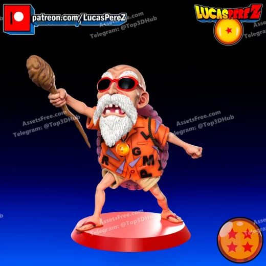 Roshi chibi @lucasperez