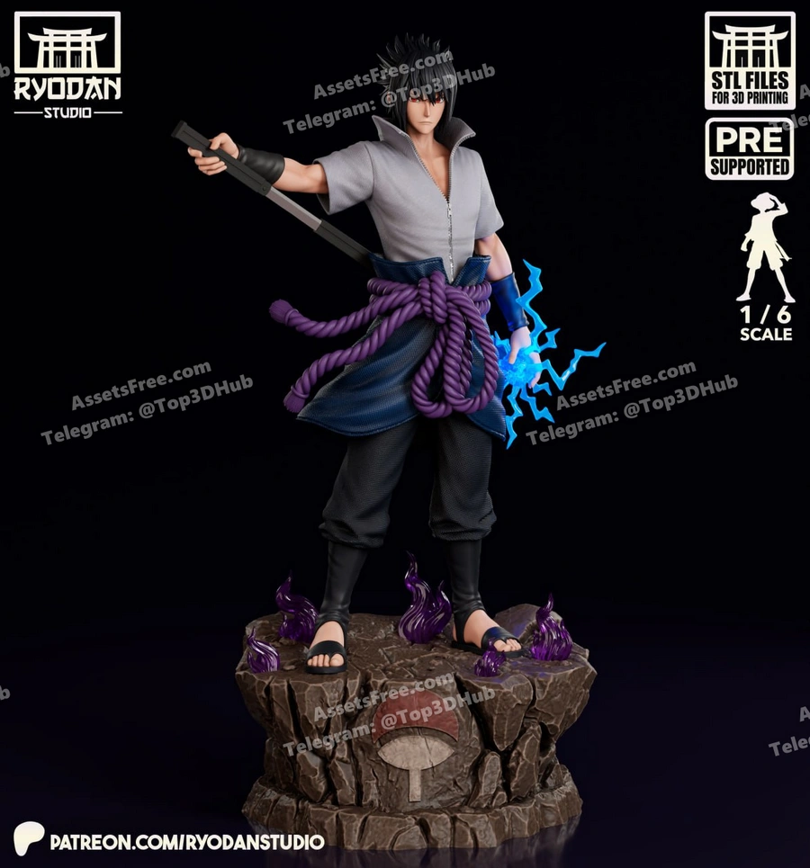 Sasuke uchiha naruto ryodanstudio