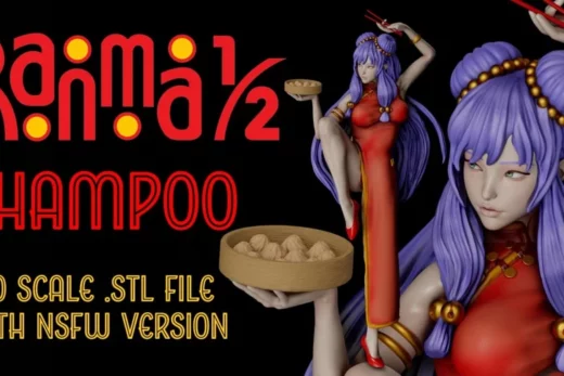 Shampoo ranma @top3dhub